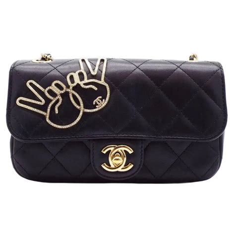 chanel peace sign bag|Chanel handbags uk.